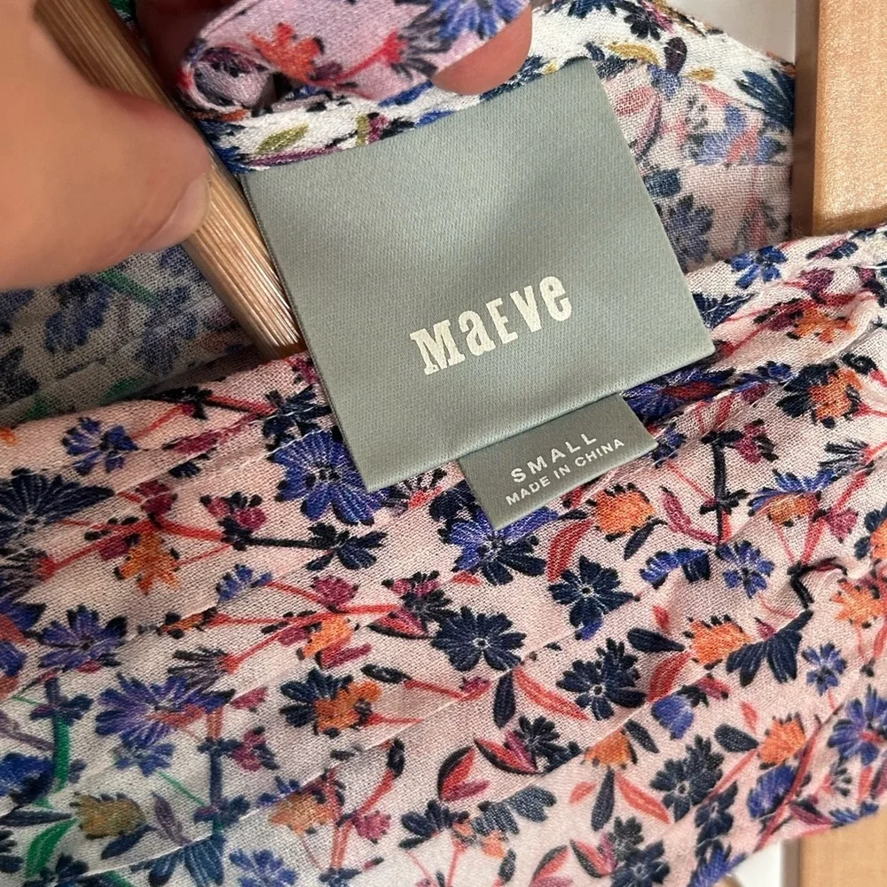 Maeve emmalyn printed floral blouse size small - Picture 7 of 10